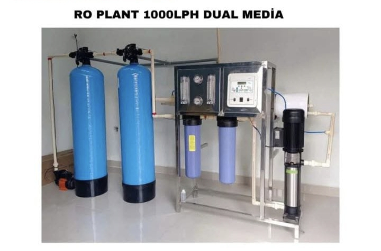Commercial RO Plant — 1000 LPH Dual Media
